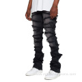 Distressed Ripped Streetwear Jeans Men